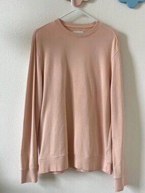 Club Monaco Men's Salmon Pink Crewneck (M)